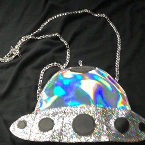 Holographic UFO Crossbody Bag
